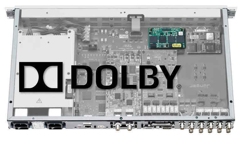 D*AP8 unit equipped with Dolby® option board
