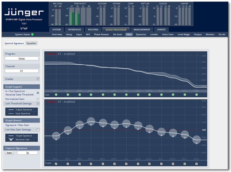 Spectral Signature™ - screen shot (D*AP4 VAP Edition)