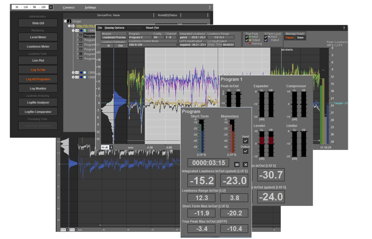 Measurement and Logging Software Tools